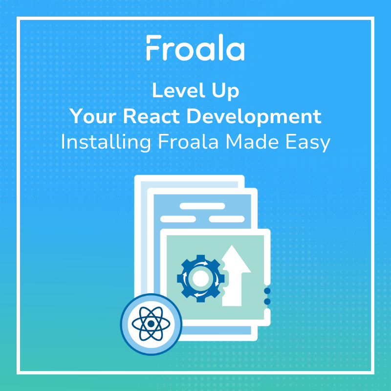 💡 Looking to spruce up your React app's text editing capabilities? Our latest tutorial video demonstrates how to seamlessly integrate Froala, a powerful WYSIWYG editor. Don't miss out – watch now! bit.ly/3Qj4UYW

#React #Froala #Development
