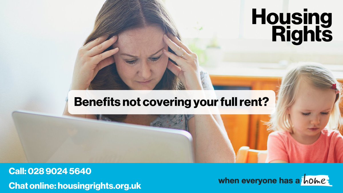 Benefits not covering your full rent? You might be able to get extra help. Our advisers can help you apply for a payment to cover the shortfall between your benefits and rent. This is called a Discretionary Housing Payment. Contact us: ☎️028 9024 5640 💻housingrights.org.uk