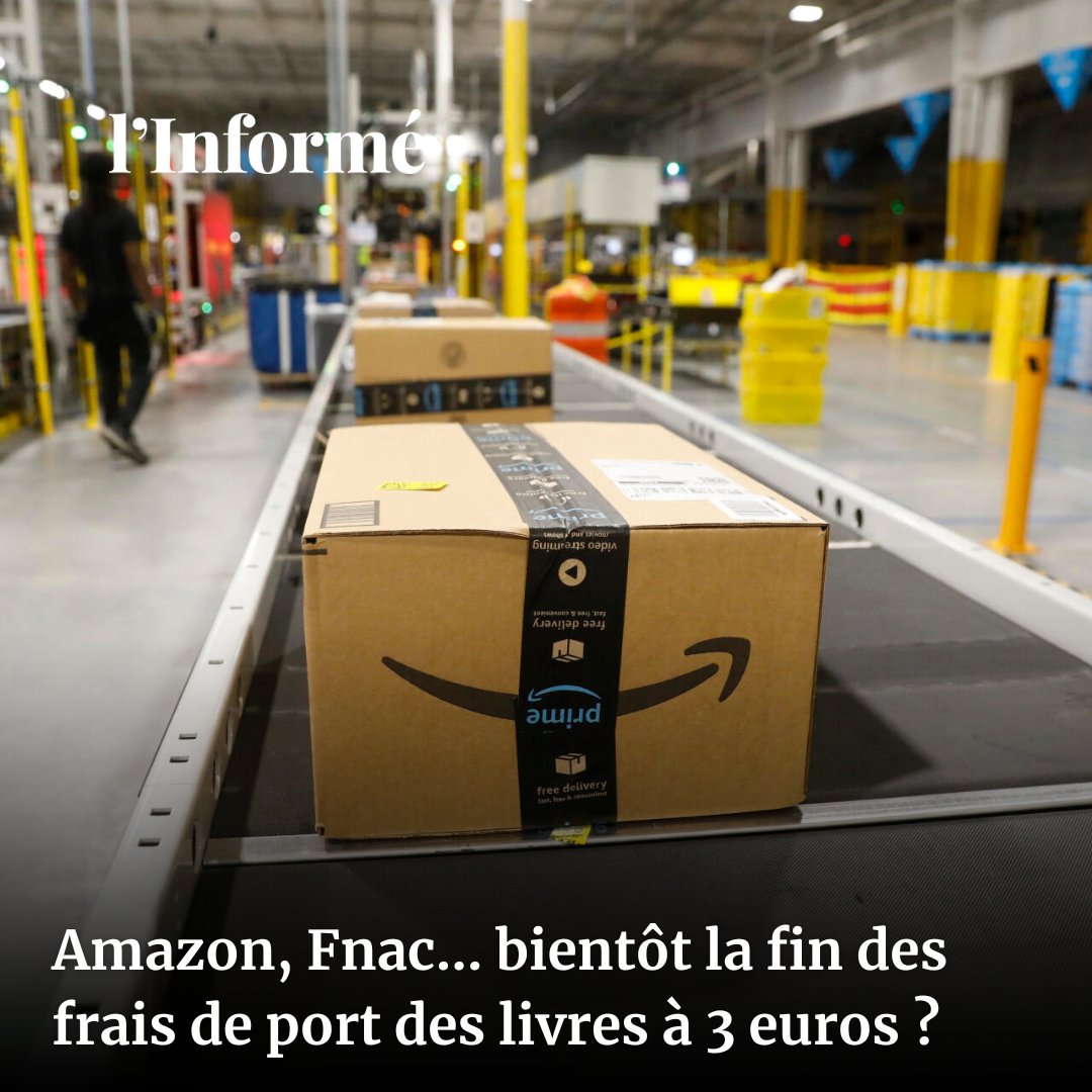 📚Amazon, Fnac…Les frais de port des livres à 3 euros vont-ils bientôt disparaitre ? Le rapporteur du conseil d’État propose de transmettre la question à la Cour de justice européenne, dévoilent @empaquette et @reesmarc 👉linforme.com/medias-culture…