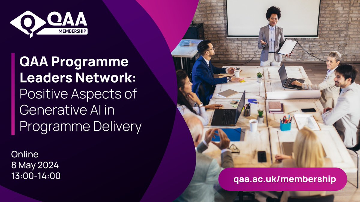 Our Programme Leaders Network on 8 May will discuss positive aspects of Generative AI in programme delivery. We’ll hear case studies from @UniSouthWales, @SwanseaUni & @UlsterUni on how they are using Gen AI to support and enhance their teaching practice: eur.cvent.me/yAaBm