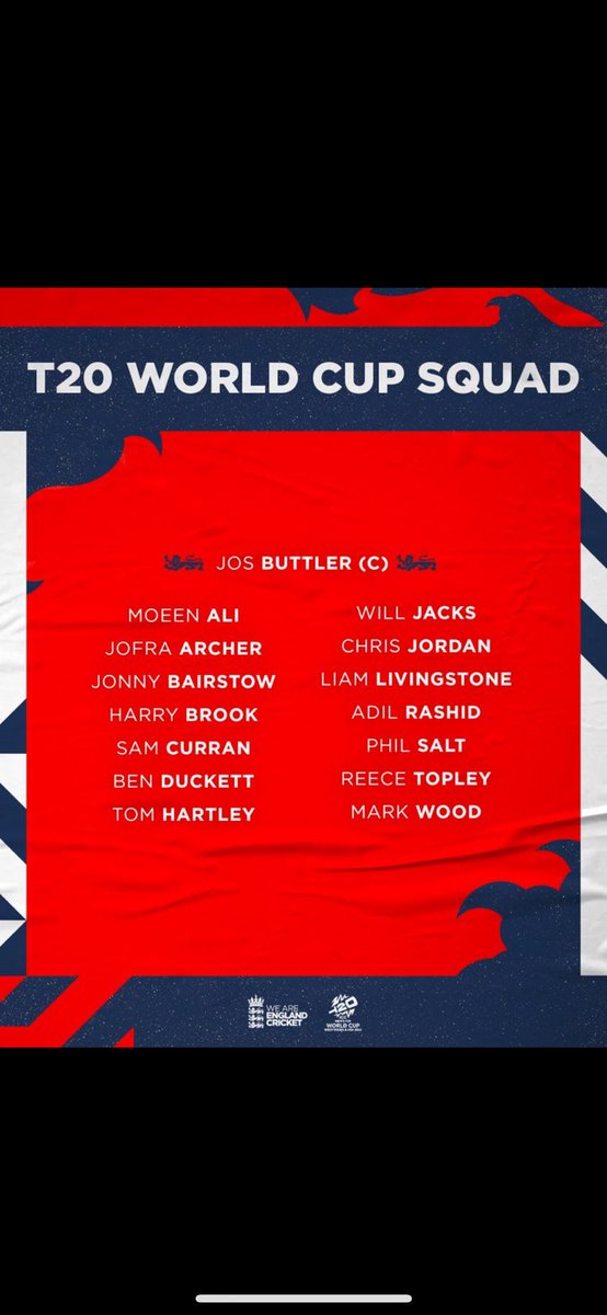 @englandcricket this is a ludicrously talented group. Can’t wait for the @iccworldt20