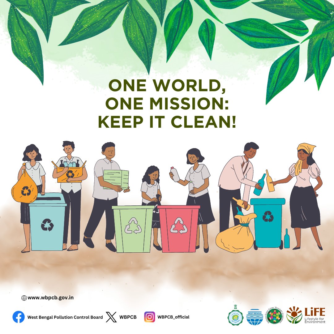 Eco-Friendly Is Everyone's Business!

Protecting and cleaning the environment is everyone's responsibility. Together, we can make a difference.

#CollectiveEffort #wbpcb