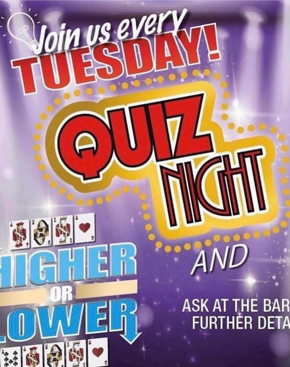 It’s quiz night and the restaurant is nearly full! Call now to book in! #quiz #pubquiz #epping #essex