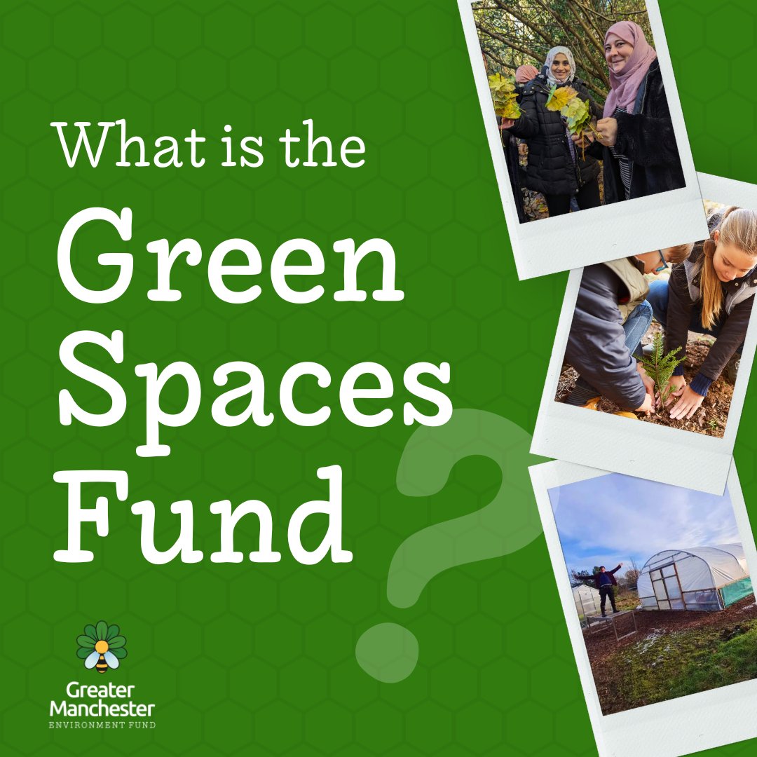 The #GreenSpacesFund is a £2.6 million pot of money that's helping community groups increase the amount of accessible, nature-rich green space in #GreaterManchester, particularly in the areas where people need it most. 86 projects have received support so far💚

@GMGreenCity