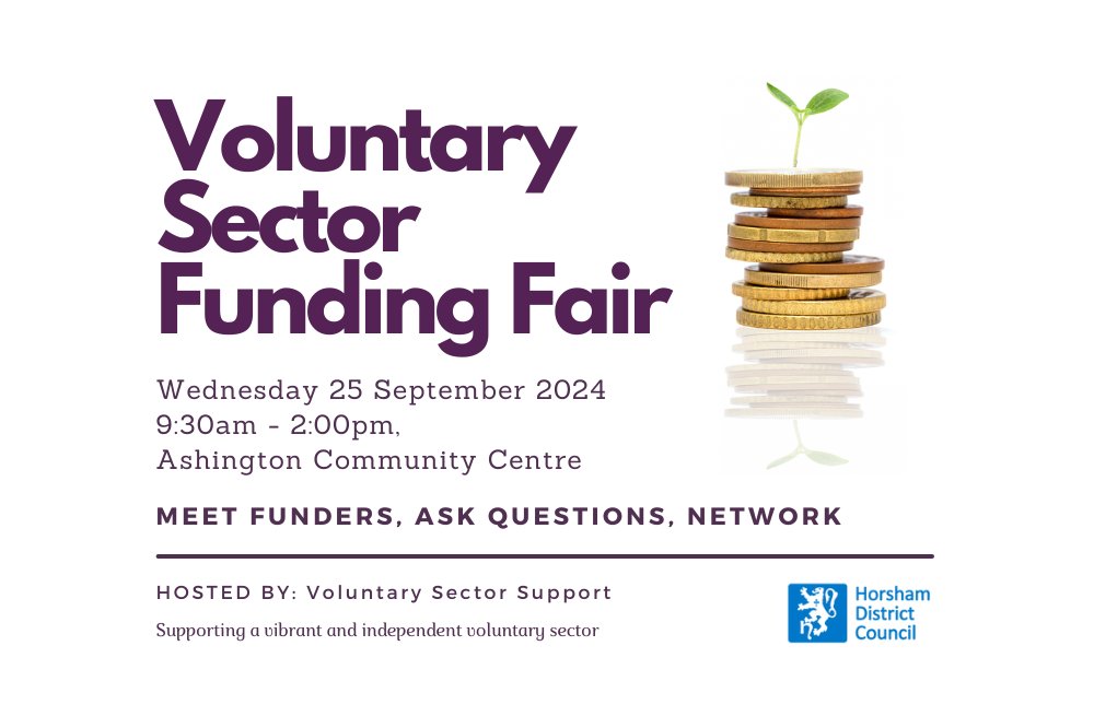 🗓️   Save The Date: Wed 25 Sept!

On 25 September, we will be holding our annual Funding Fair, where you will get the chance to hear from local funders, and have a 1:1 chat with them about your funding applications.

#Funding #FundingFair #VoluntarySector #CharitySupport