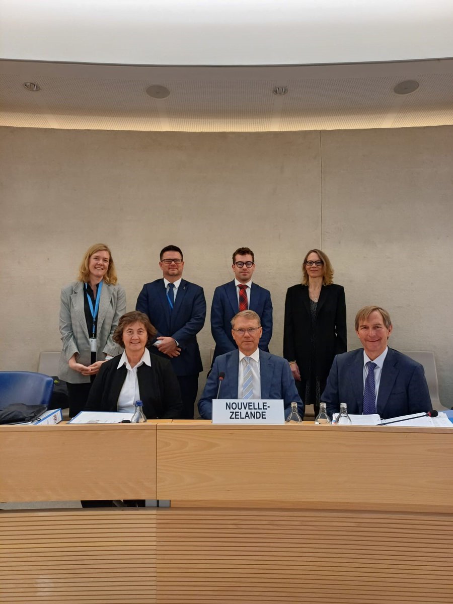 🇳🇿’s Minister of Justice @PaulGoldsmithMP presented New Zealand’s 4th Universal Periodic Review at the United Nations in Geneva today – an interactive exchange with 88 countries on 🇳🇿’s human rights progress and priorities #unhumanrights #UPR46