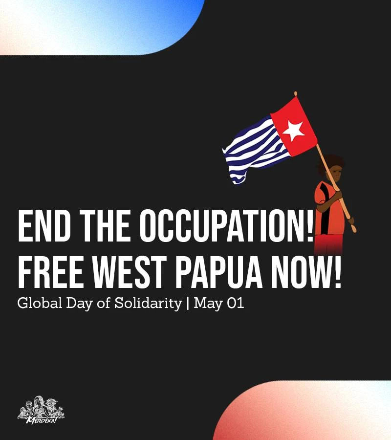 On the 61st Anniversary of #Indonesia’s Occupation of West Papua,  join the Global Day of Solidarity Action to put an end to the ongoing genocide and occupation. #FreeWestPapua HOW TO TAKE ACTION ⬇️ tinyurl.com/4uv5e7aj