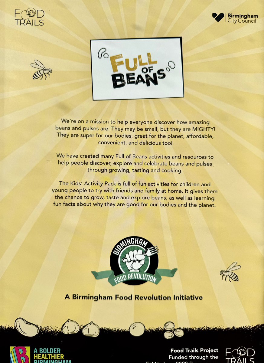 Some @healthybrum @food_trails Full of Beans Kids Activity publications will soon be sprouting indoors and outside online - see Spring Green pulses Apr - May🫛2024 @issuu issuu.com/home/docs/ib5h… @EcoSchools @RHSSchools @EcoIslam_IFEES @GrowingConnect