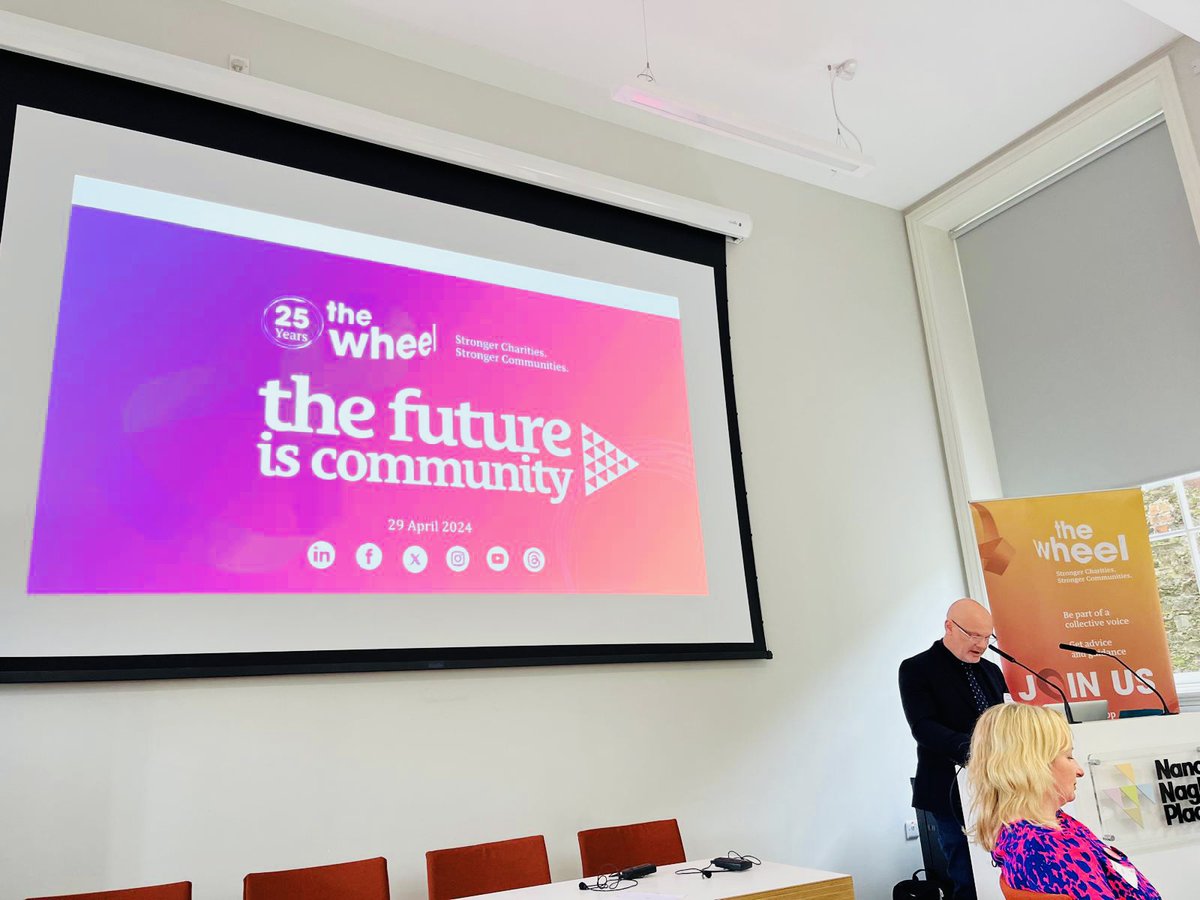 Congratulations to @The_Wheel_IRL on yesterday's 'The Future is Community' event at @NanoNaglePlace , truly brilliant! Delighted to see Minister for Finance @mmcgrathtd and our fantastic, Siobhán Finn represented us well on the panel alongside Patricia Beirne and Hamp Sirmans.