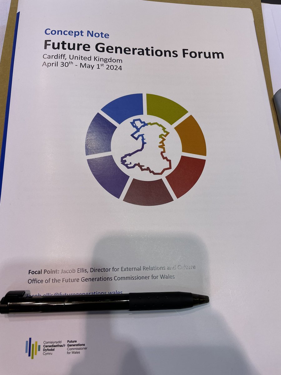 All credit to @futuregencymru for this event. Keen to learn how to translate Wales’s success in this field to the @UN inter-governmental processes ahead of the Summit of the Future #FutureGenForum