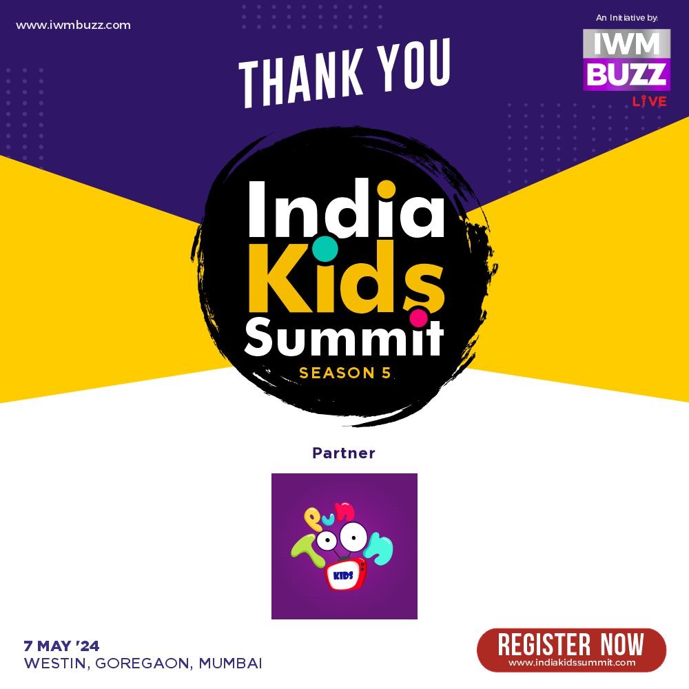 Thank You PunToon kids @puntoonkids For Partnering With India Kids Summit Season 5 7 May, 2024, Westin, Goregaon, Mumbai Register Now at: indiakidssummit.com An Initiative by #IWMBuzzLive #Indiakidssummit #iwmbuzz