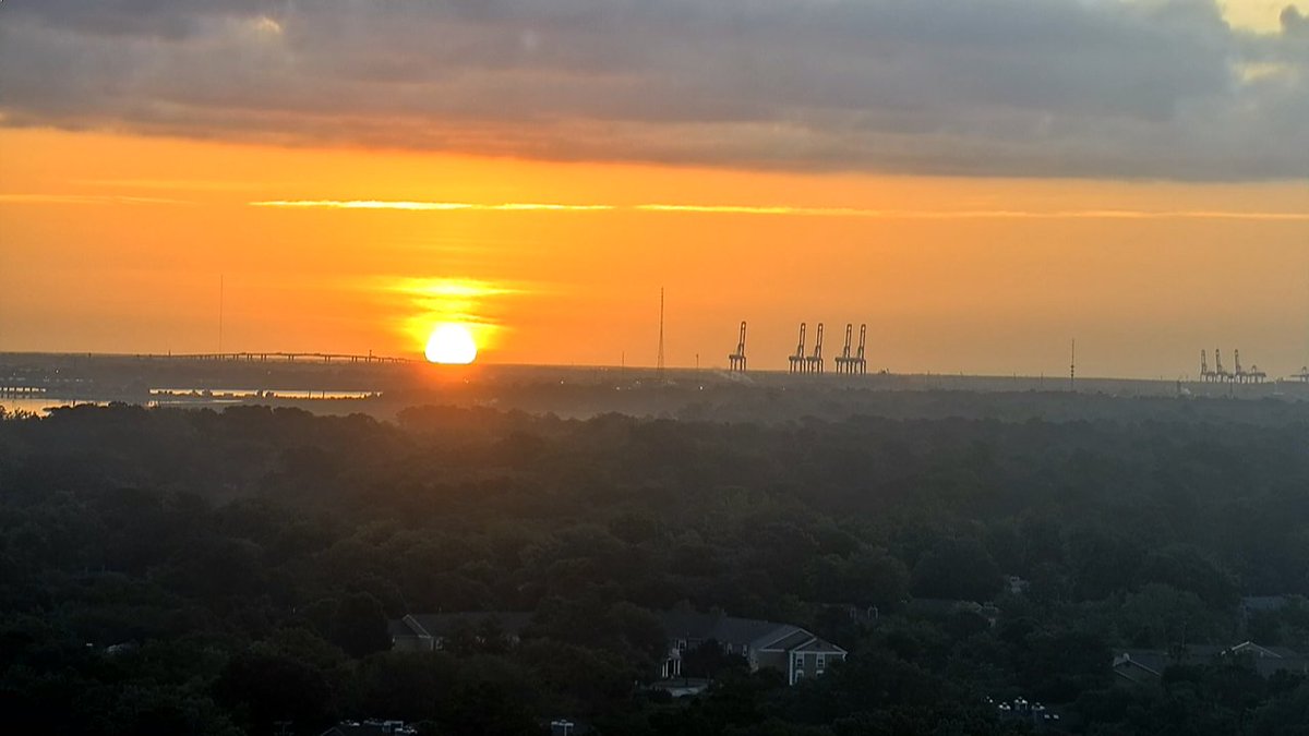 Beautiful sunrise view from West Ashley!