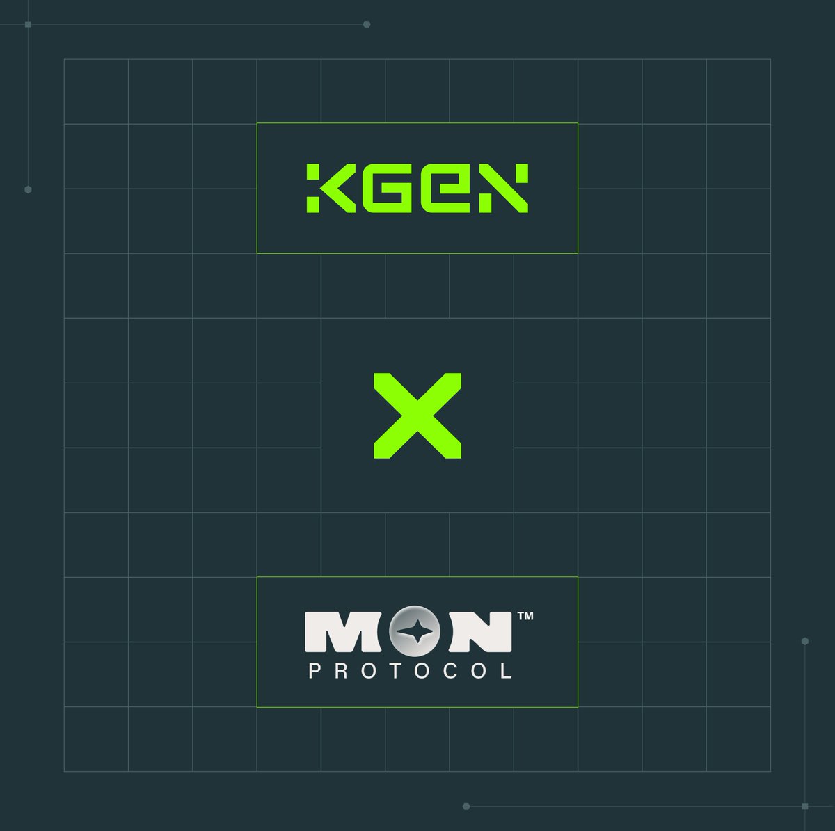 THIS IS BIG! KGeN and @monprotocol squad up 💪 Onwards and upwards — here’s to more innovative collaborations, here’s to building a future for Web3 Gaming.