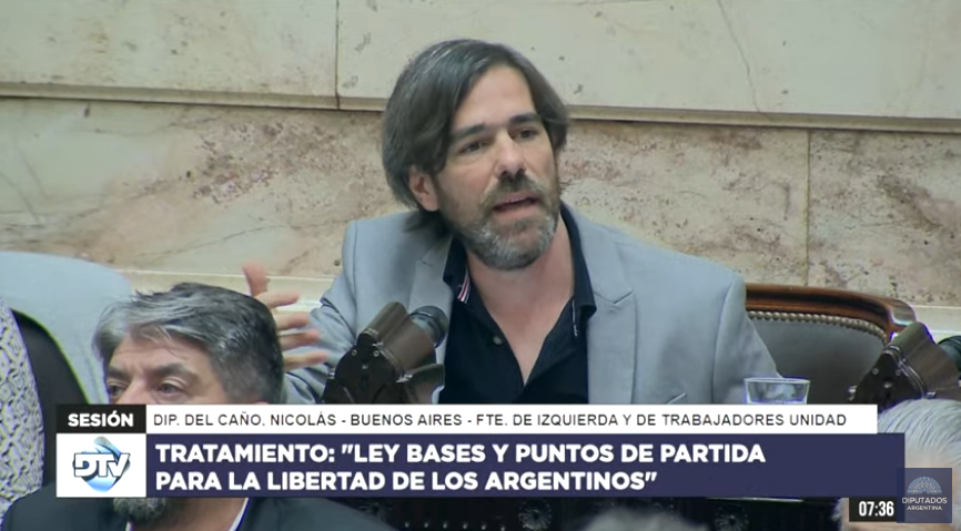 ⭕ #AHORA | #NoALaLeyDeBases 💬 @NicolasdelCano en @DiputadosAR: 'Quienes conozcan la historia podrán relacionar el gran movimiento internacional de la juventud que se moviliza en países de todo el mundo, con ese movimiento amntimperialista en EEUU contra la guerra de Vietnam'