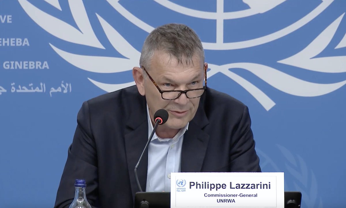 #LIVE @UNGeneva: 'There is more food available in the markets, but it doesn’t mean that the food is accessible - because there is absolutely no cash circulating in the northern part of the #GazaStrip'

@UNLazzarini: 'Far from enough' food to reverse spreading hunger.