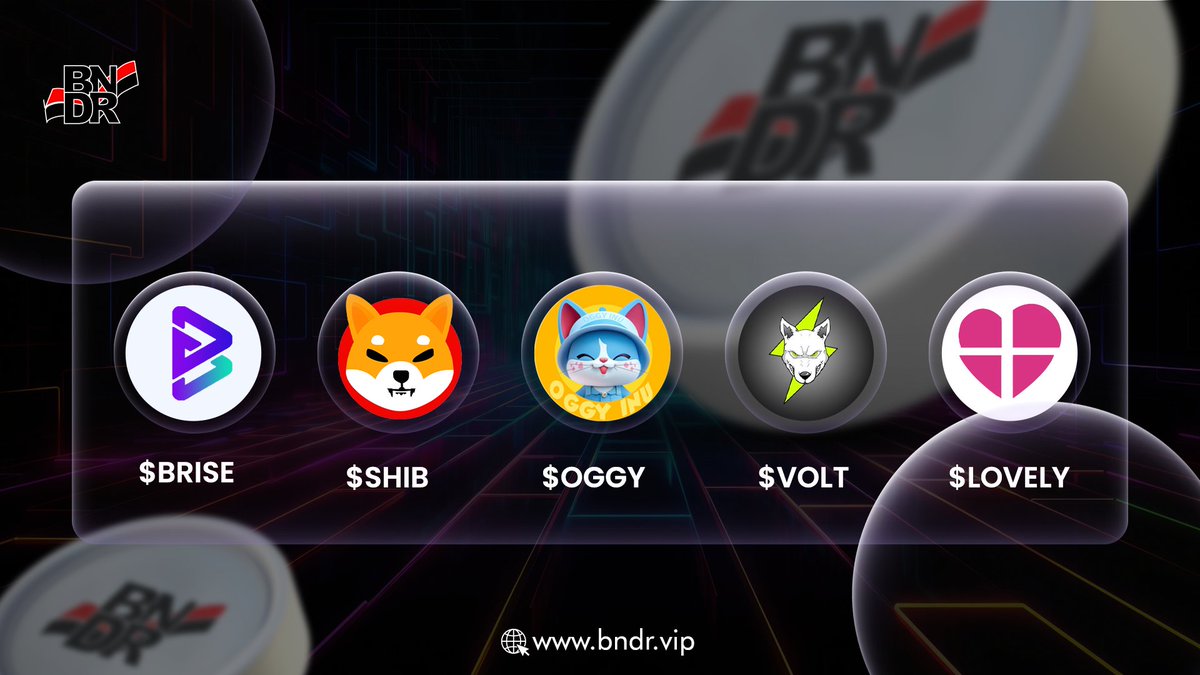 Which memecoin will see the highest success in the next month?

▶️ $BRISE
▶️ $SHIB
▶️ $OGGY
▶️ $VOLT
▶️ $LOVELY

@bitgertbrise #BNDRCoin #BRISE #Bitgert #Shiba #shibaarmy #OggyInu #VOLT #VOLTINU #LovelyINU #Memecoin2024
