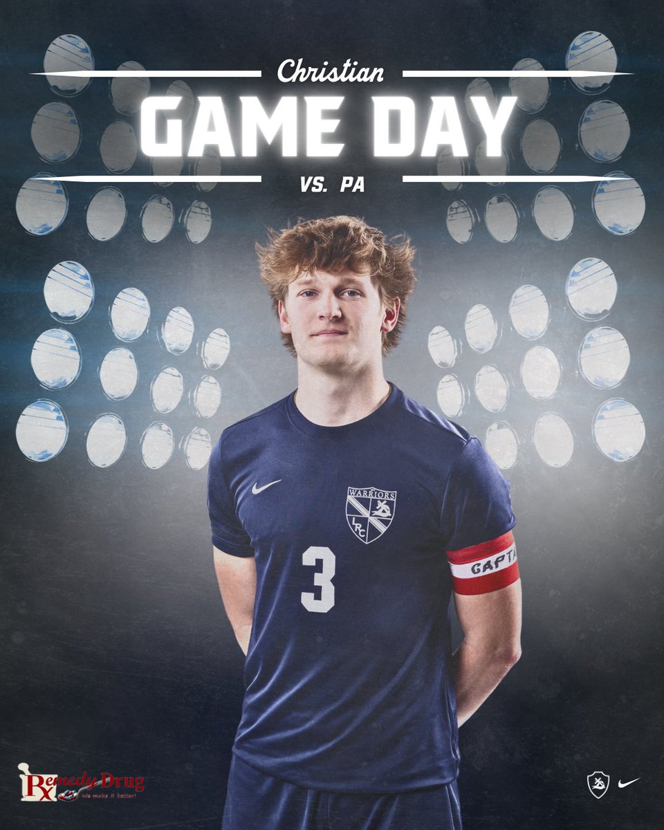 BOYS SOCCER GAME DAY The undefeated Warriors host the Pulaski Academy Bruins today in a 5A Central conference matchup. Warriors look to secure the conference title tonight at 7:00. #WARRIORVILLE PRESENTED BY REMEDY DRUG