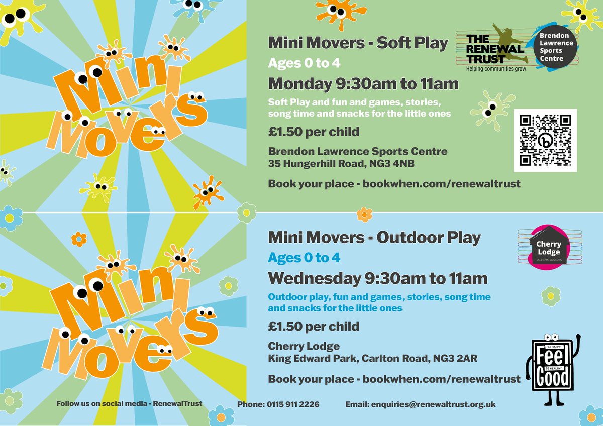 This week at Mini Movers Outdoor Play we will be exploring all things under the sea 🐳🐟🐬🦈🦑🪼🦀. Wed, 9:30m to 11am Cherry Lodge, King Edward Park. For ages 0 to 4, £1.50 per child. Book here: bookwhen.com/renewaltrust #FeelGood