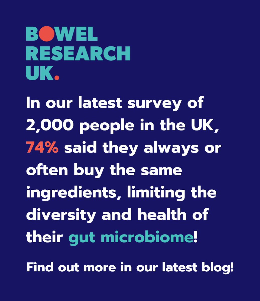 Learn how to easily and affordably diversify your diet to benefit your gut microbiome by reading our latest blog post > bowelresearchuk.org/latest-news/di…

#GutMicrobiome #Microbiome #BowelResearch #Bowels #BowelHealth #Diet