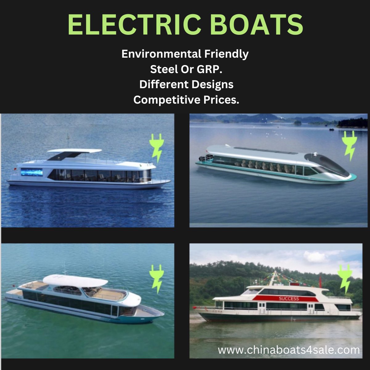 Electric boats 
Eco-friendly
Steel or fiberglass
 Different designs
 Competitive prices
#سفن_تجارية #saudiboats #omanboats #qatarboats #قوارب_السعودية #ferryboats #neom #passengerboats 
#ferries #touringboats #paristours