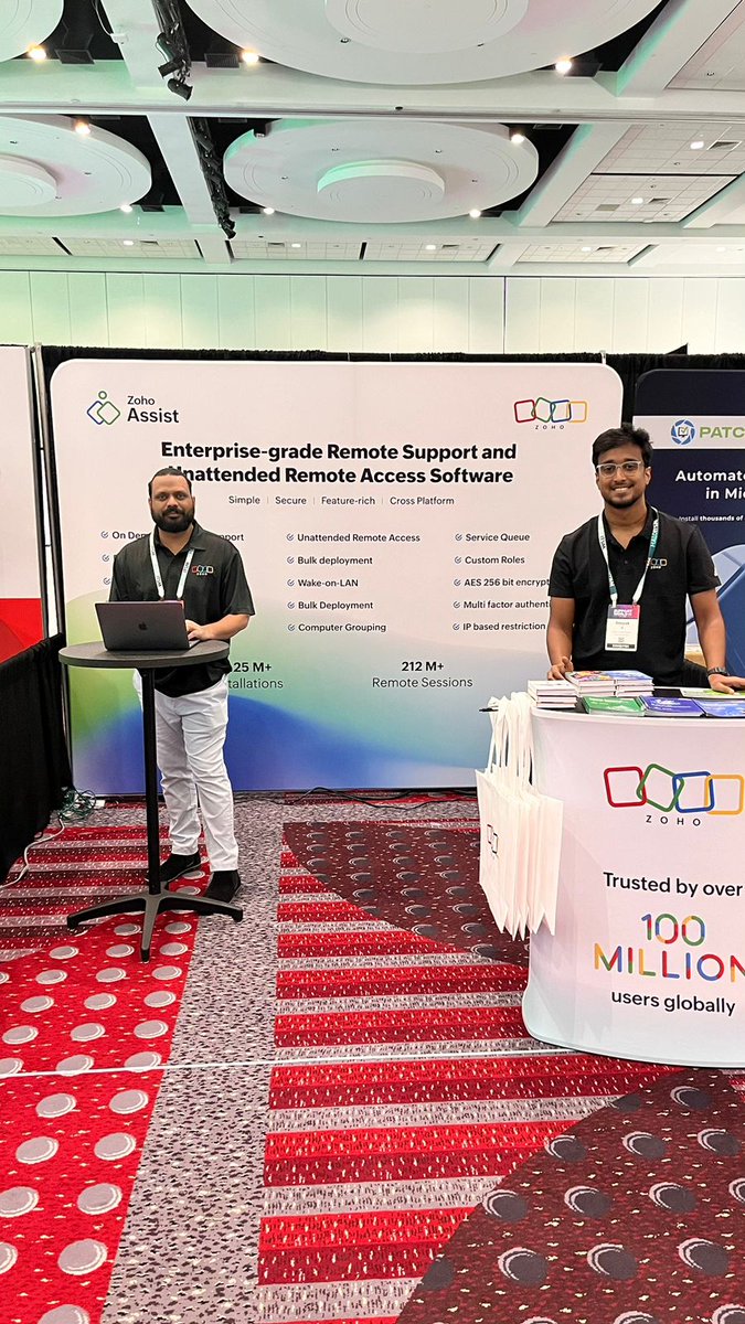 ZohoAssist's tweet photo. 🚀 Thrilled to kick off #HDIConference! Join us at Booth #219 to explore our innovative Remote Support solutions with Zoho Assist. See you there!
@ThinkHDI
#SupportWorldLive #zohoassist #zoho #remotedesktop #colorado #techconference #SupportWorld https://t.co/GwAR0qW1MS