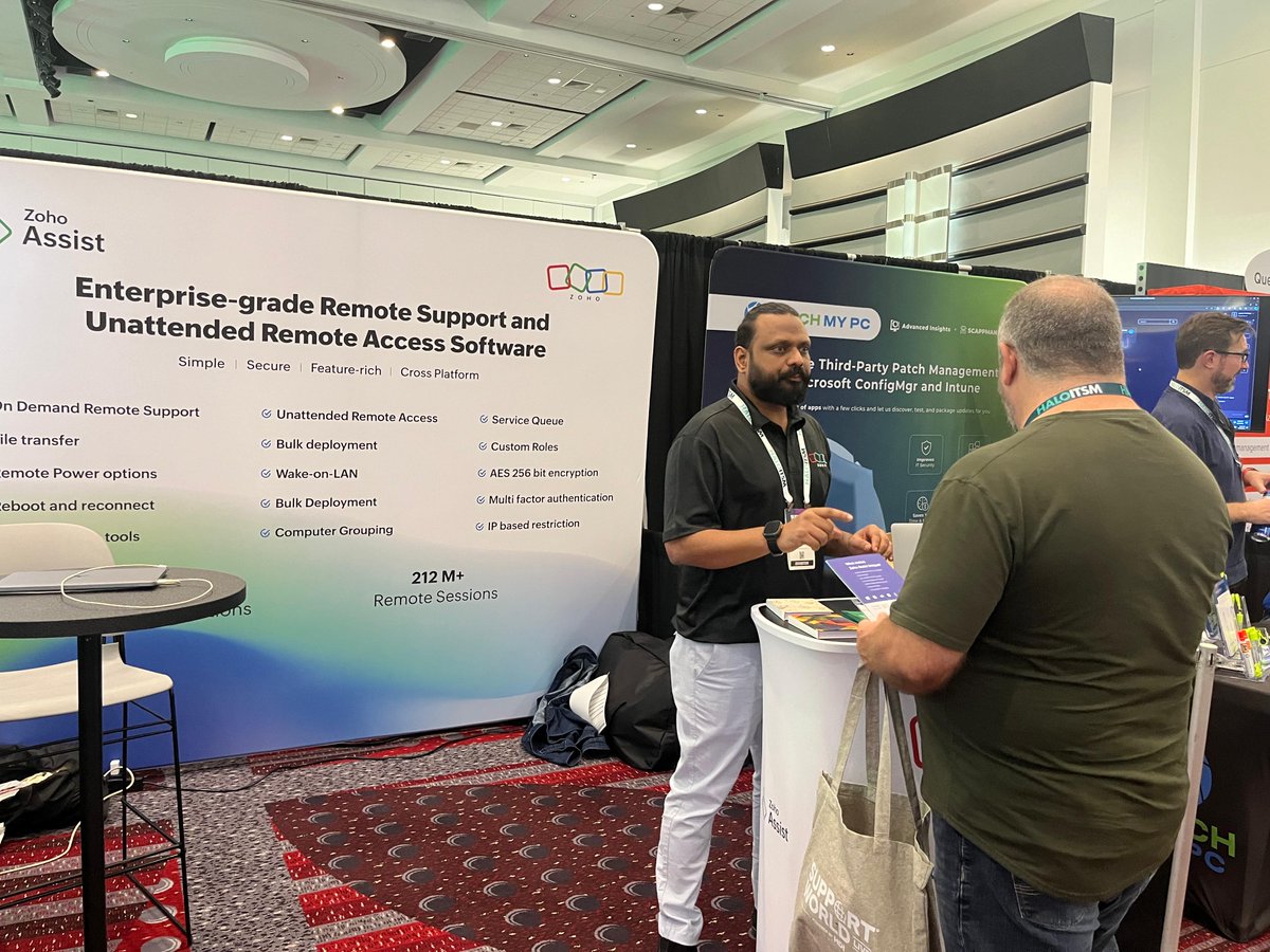 ZohoAssist's tweet photo. 🚀 Thrilled to kick off #HDIConference! Join us at Booth #219 to explore our innovative Remote Support solutions with Zoho Assist. See you there!
@ThinkHDI
#SupportWorldLive #zohoassist #zoho #remotedesktop #colorado #techconference #SupportWorld https://t.co/GwAR0qW1MS