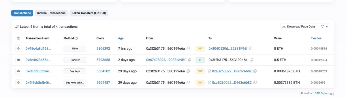 I am very pleased that the test of the EthStorage project has finally come out. I hope that the future will be smoother and work harder. Come on!
My main address is:0x3f2b31757f862dEd7B98C6621b53B6656C199e6a
@EthStorage