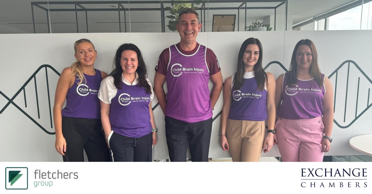 Our barrister Tim Wilkinson is taking part in The #GreatManchesterRun with @Fletchers_Group next month. The team's training is going well and all are running in support of the #ChildBrainInjuryTrust. To donate and support: justgiving.com/team/Fletchers…