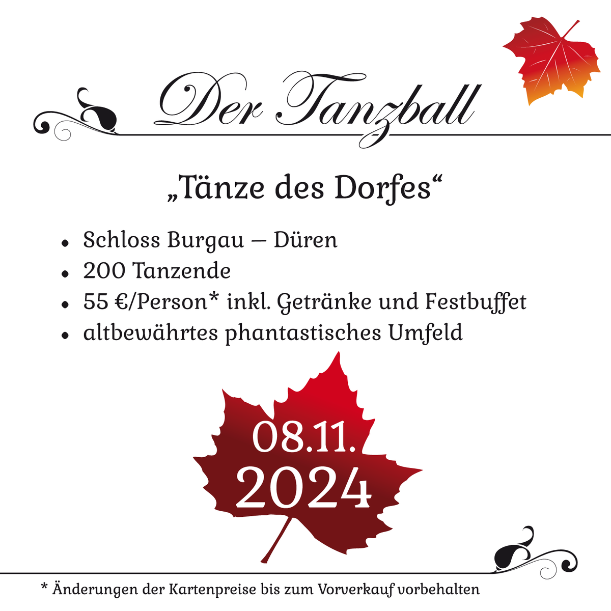 DerTanzball's tweet photo. 🍁Tänze des Dorfes🍁

Zu diesem Ball sind alle herzlich eingeladen, die es lieben schwungvoll zu wirbeln oder ausschweifend und wild dem Tanz zu frönen. https://t.co/XyduCDHTBl