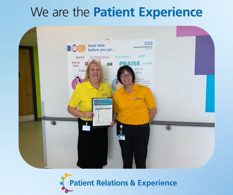 Shout out to our Volunteers Pauline and Donna, who has supported us and the IPC team this week by visiting AMU to carry out a Hand Hygiene Audit with our patients.  Your dedication is appreciated!
@G12PRY @AndyR1ce @whytecm @LisaRuthCarroll 
#PEW2024 #PXWeek #PatExp