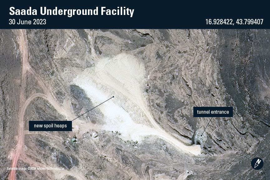 🛰IISS analysis of satellite imagery shows Yemen's military is digging in, creating new and much larger underground military installations that could bolster its defenses in the event of a future conflict