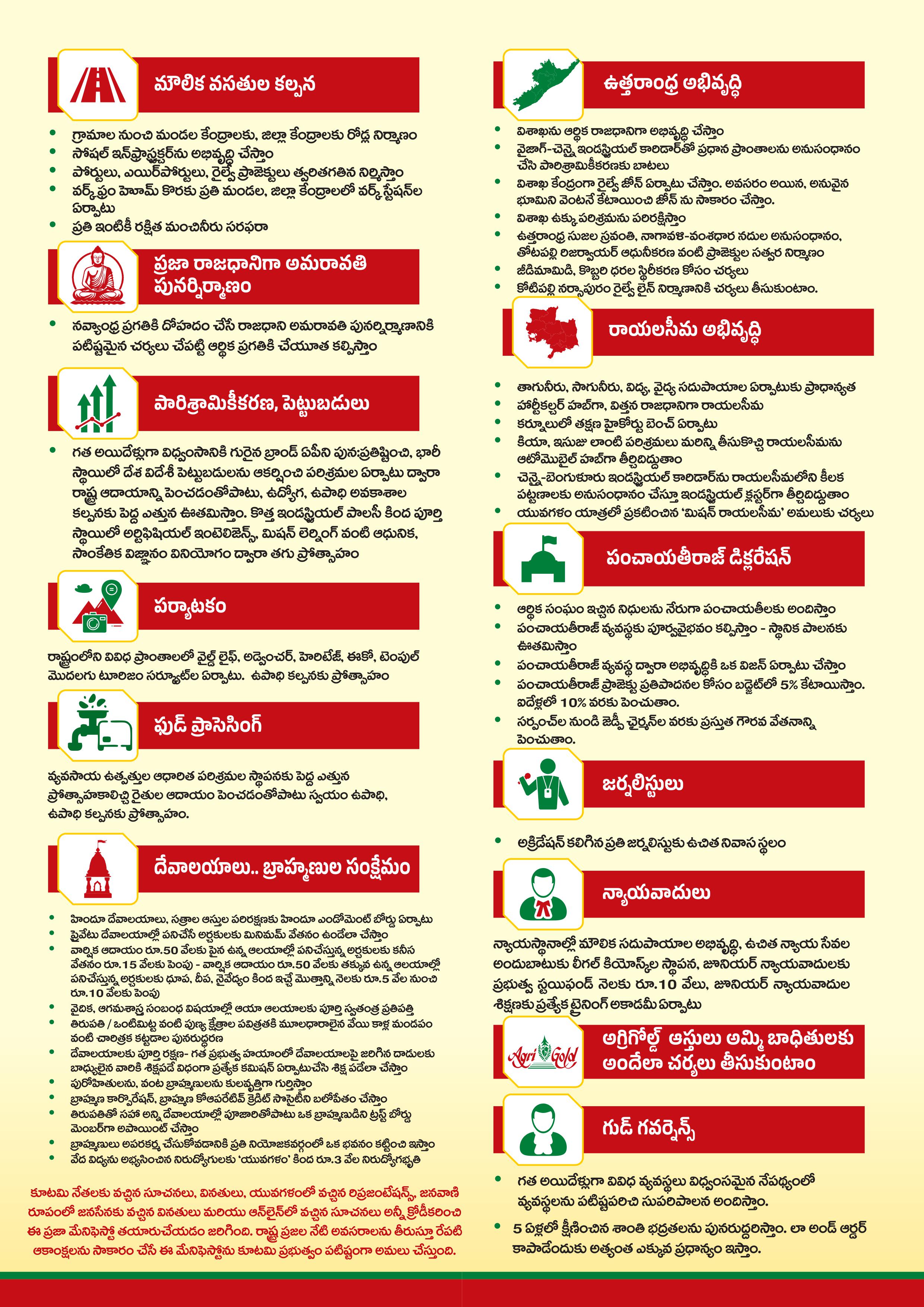 Image TDP Janasena AP Manifesto | iiQ8 2024 Election కూటమి మ్యానిఫెస్టో