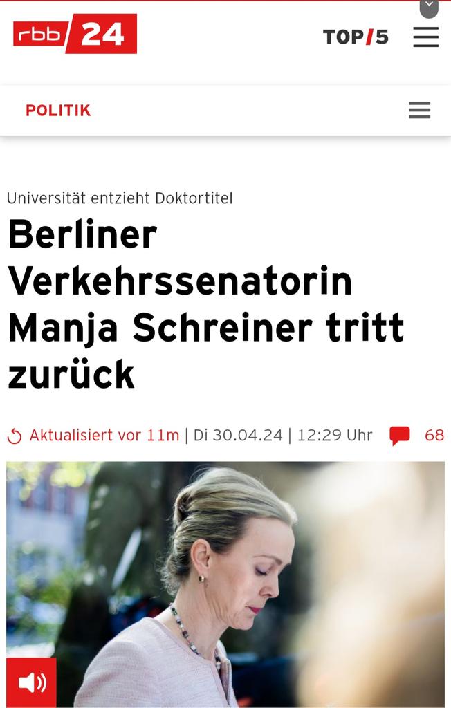 Tarnen, Tauschen Tricksen: #CDU Sumpf. #Berlin|er Senatorin #Schreiner tritt wegen 'Problemen' bei ihrer Doktorarbeit zurück. Wieder mal mehr Schein als Sein bei der CDU?