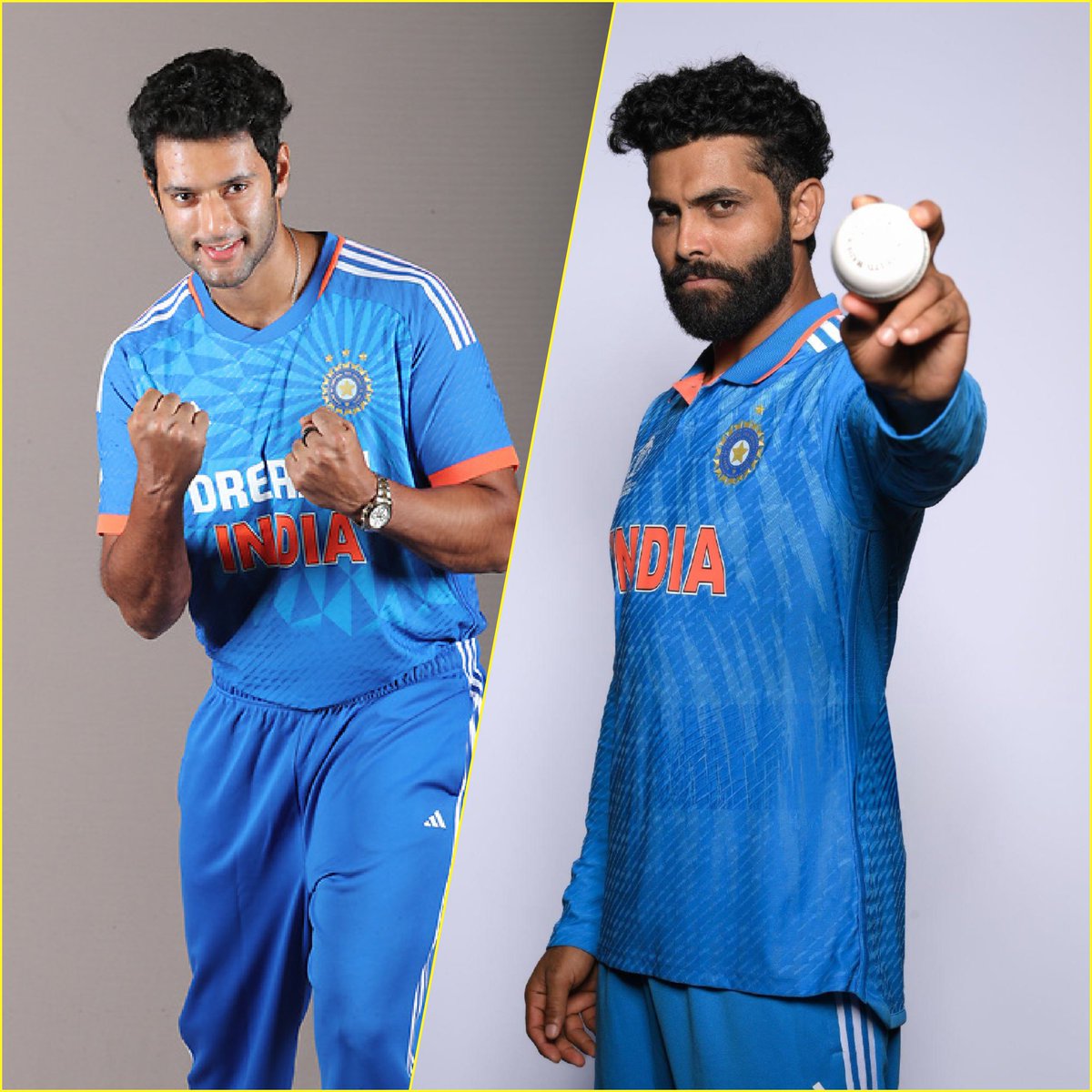 Our Super Duo for the World Cup 💛🥳 #T20WorldCup #WhistlePodu 📸 BCCI