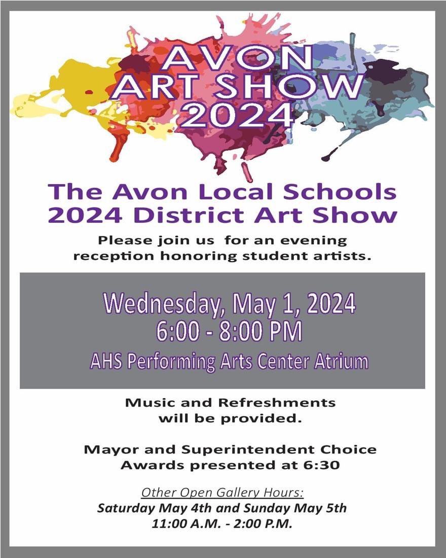 avonartdept's tweet photo. Come celebrate Avon Student Artists! https://t.co/NQZDOjTC3e