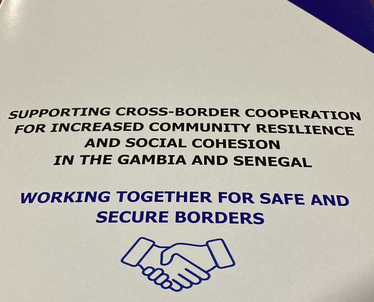 Today: Joining @faogambia & @IOMGambia for the 3rd project steering committee meeting for the support to cross border cooperation for community resilience & social cohesion in 🇬🇲 & 🇸🇳. Thanks to the @UNPeacebuilding Fund. @UNGambia @OnuSenegal