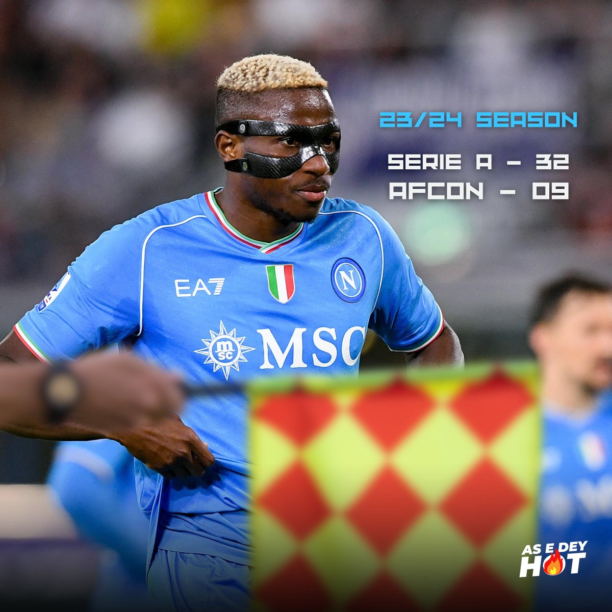 Victor Osimhen🇳🇬 has been caught offside🏳️32 times, the highest in Europe's top 5 leagues and the UCL this season.

No player at the AFCON was caught offside more times than Victor Osimhen (9).

Man, always hungry for more🤝

#NapoliRoma #osimhen #SuperEagles Super Eagles