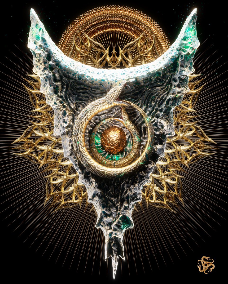 🐍 Sneak peek of one of the most complex materials used in the creation of “Sacrum Serpentes: Immortales Animas”.🔽
