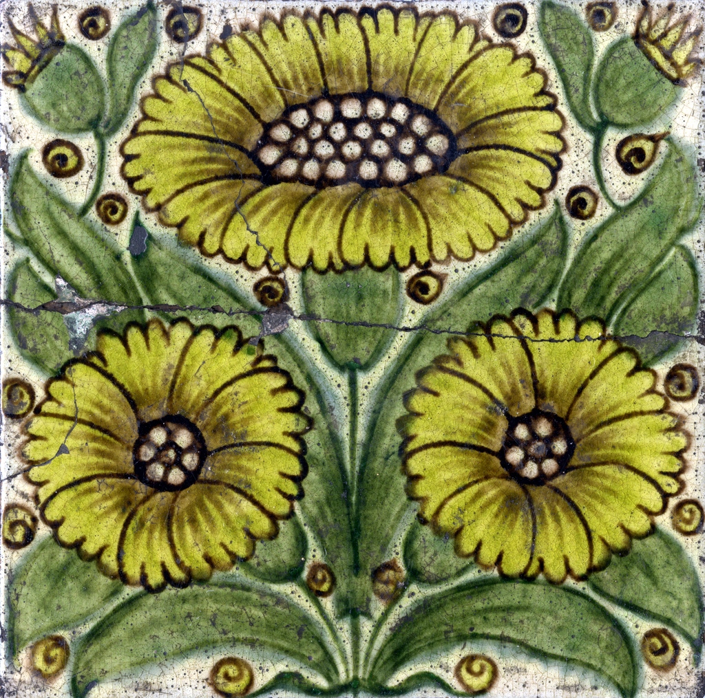 🌼 Bedford Park Daisy by William De Morgan

Designed for the architect Richard Norman Shaw for his Arts & Crafts houses near Chiswick, in c. 1875

#BedfordPark #daisy #TilesOnTuesday
