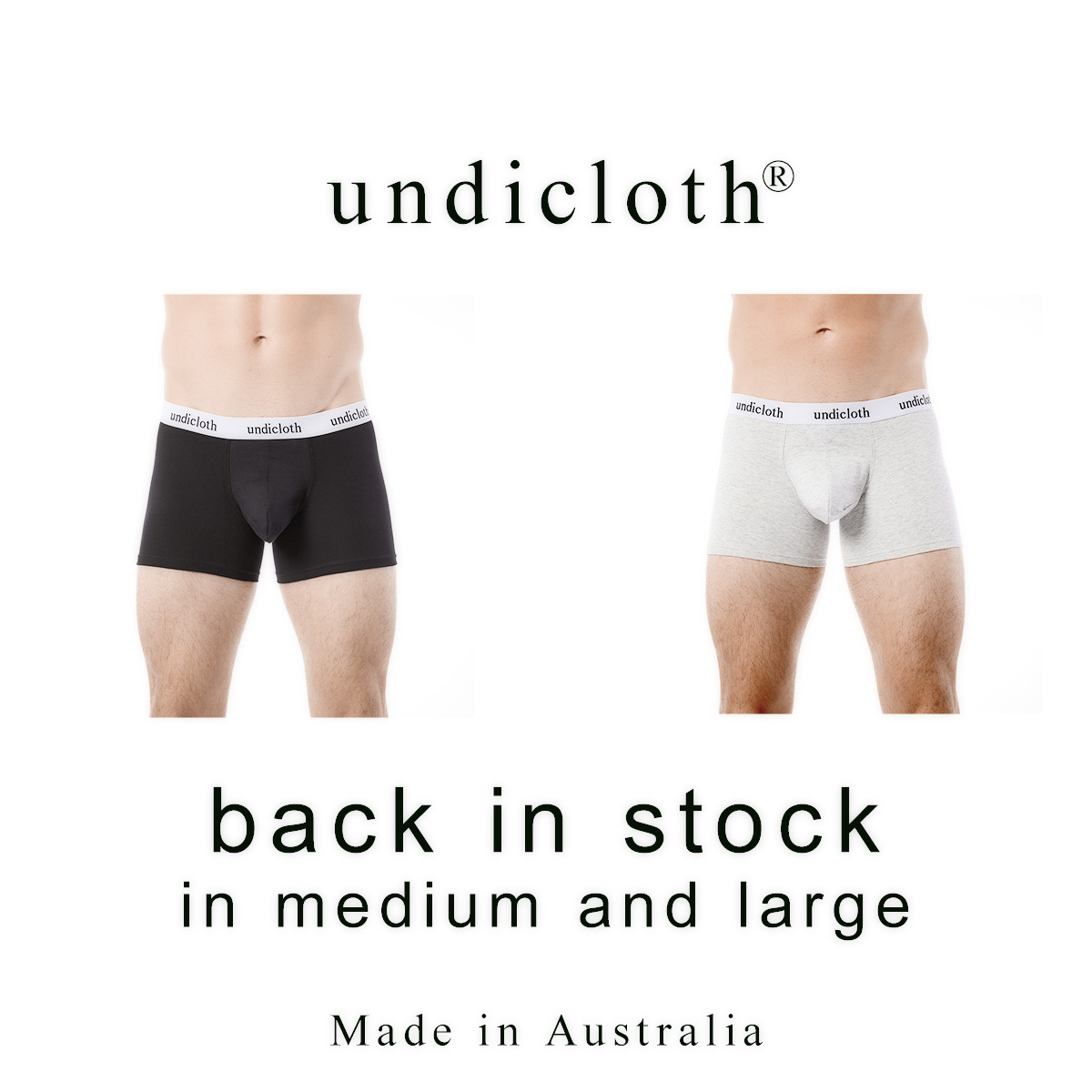 Our Boxer Brief in Black and Grey in Medium are back in stock! 

undicloth® made in Australia

#undicloth #mensunderwear #underwear #madeinaustralia #australia #slowfashion #fashion