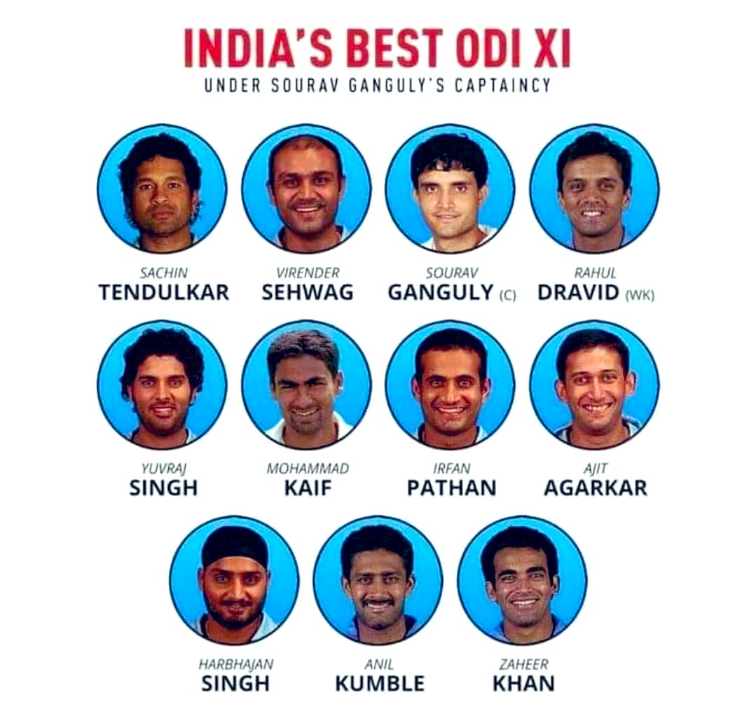 Undoubtedly best team.. Do you agree 💙💙🇮🇳🏏

#TeamIndia #IndianCricketTeam #MenInBlue #SachinTendulkar #SauravGanguly #RahulDravid #Sehwag #YuvarajSingh #Kaif #Kumble #ZaheerKhan #IrfanPathan #HarbhajanSingh #AjithAgarakar #Cricketfans #CricketTwitter