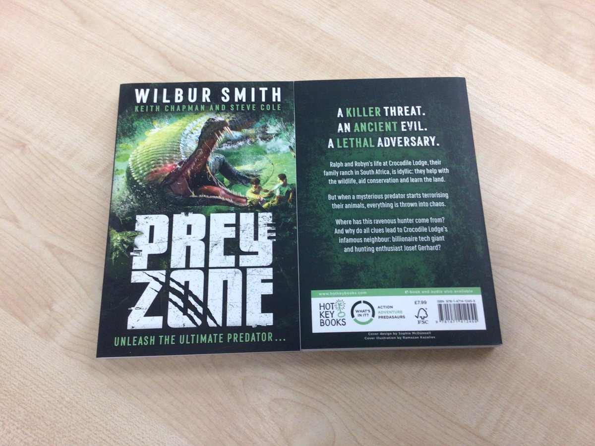 We were lucky enough to be sent some copies of Prey Zone, a thrilling new series for teens and children age 11+ by Wilbur Smith. Perfect for fans of adventure and gaming! #PreyZone