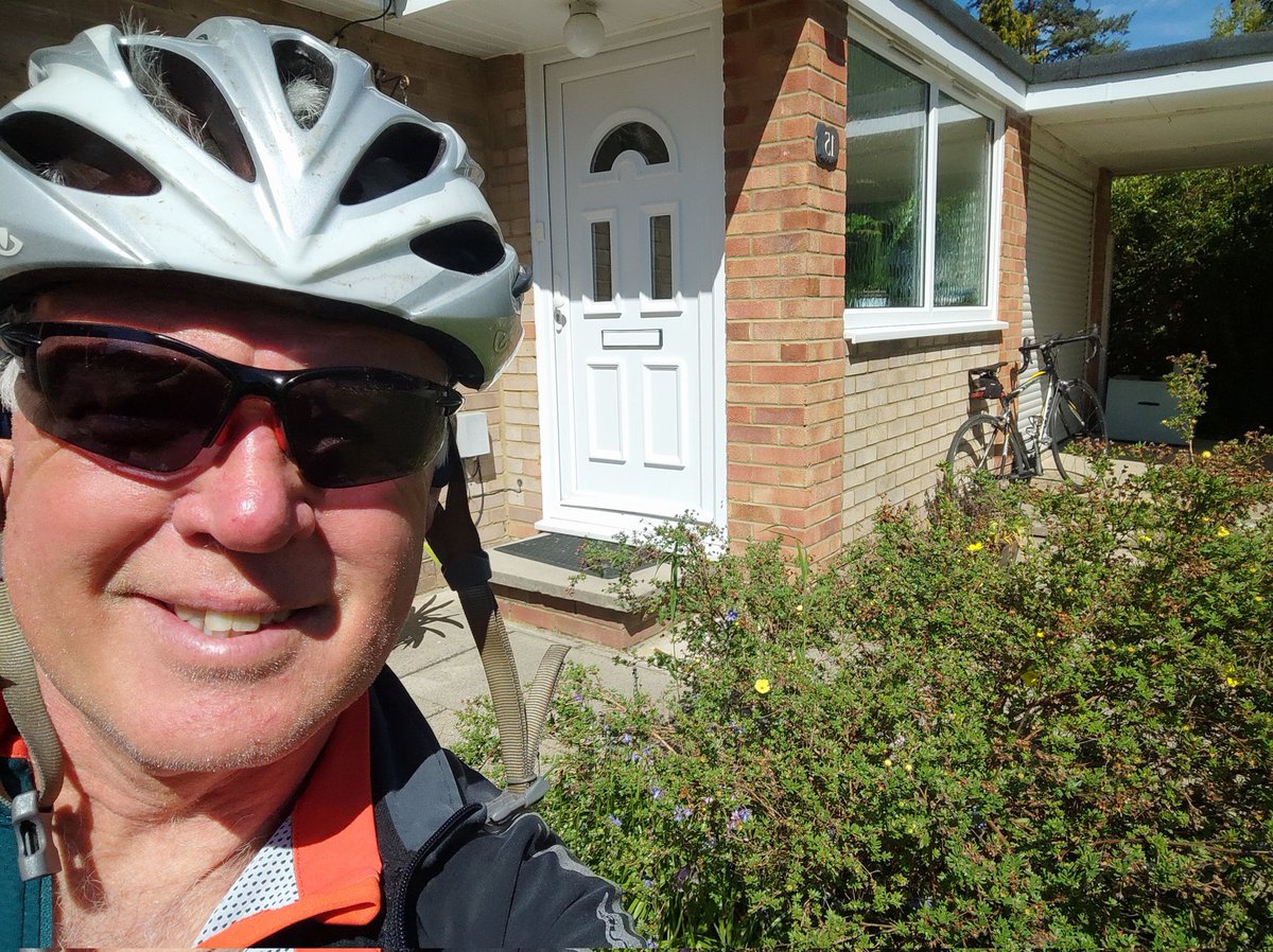 Sunshine, so got out on bike to enjoy the sun. Country lanes were lines with bluebells. What a great way to chill out.