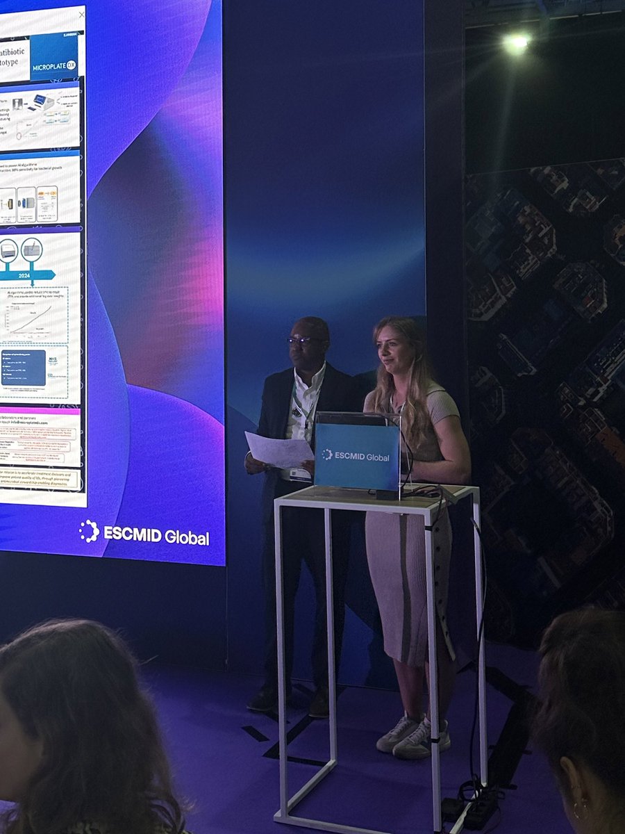 MicroMurphy (@micro_murphy) on Twitter photo Rapid <a href="/MicroplateDx/">Microplate Dx</a> AMR diagnostics from our collaborator Heather Ralston #ECCMID2024 Barcelona 👏👏👏
<a href="/NHSGGC/">NHS Greater Glasgow and Clyde</a> <a href="/NHSResearchScot/">NHS Research Scotland</a> Rapid <a href="/MicroplateDx/">Microplate Dx</a> AMR diagnostics from our collaborator Heather Ralston #ECCMID2024 Barcelona 👏👏👏
<a href="/NHSGGC/">NHS Greater Glasgow and Clyde</a> <a href="/NHSResearchScot/">NHS Research Scotland</a>