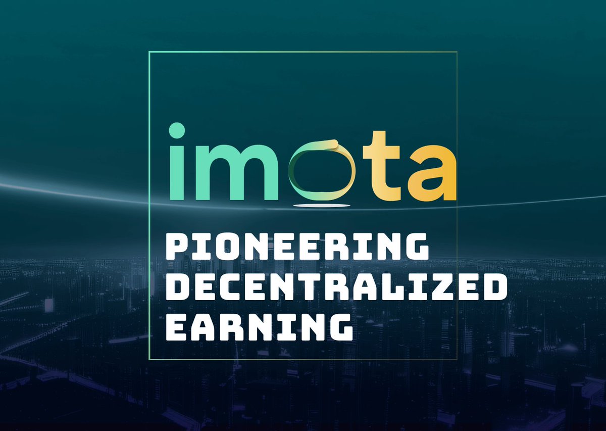 Join 600k+ users mining Otara tokens now and get ready for Imota's Mainnet in Q4/2024 & Listing in Q1/2025! #Imota #Otara #Imota_app imota.io/download/uVe6I…