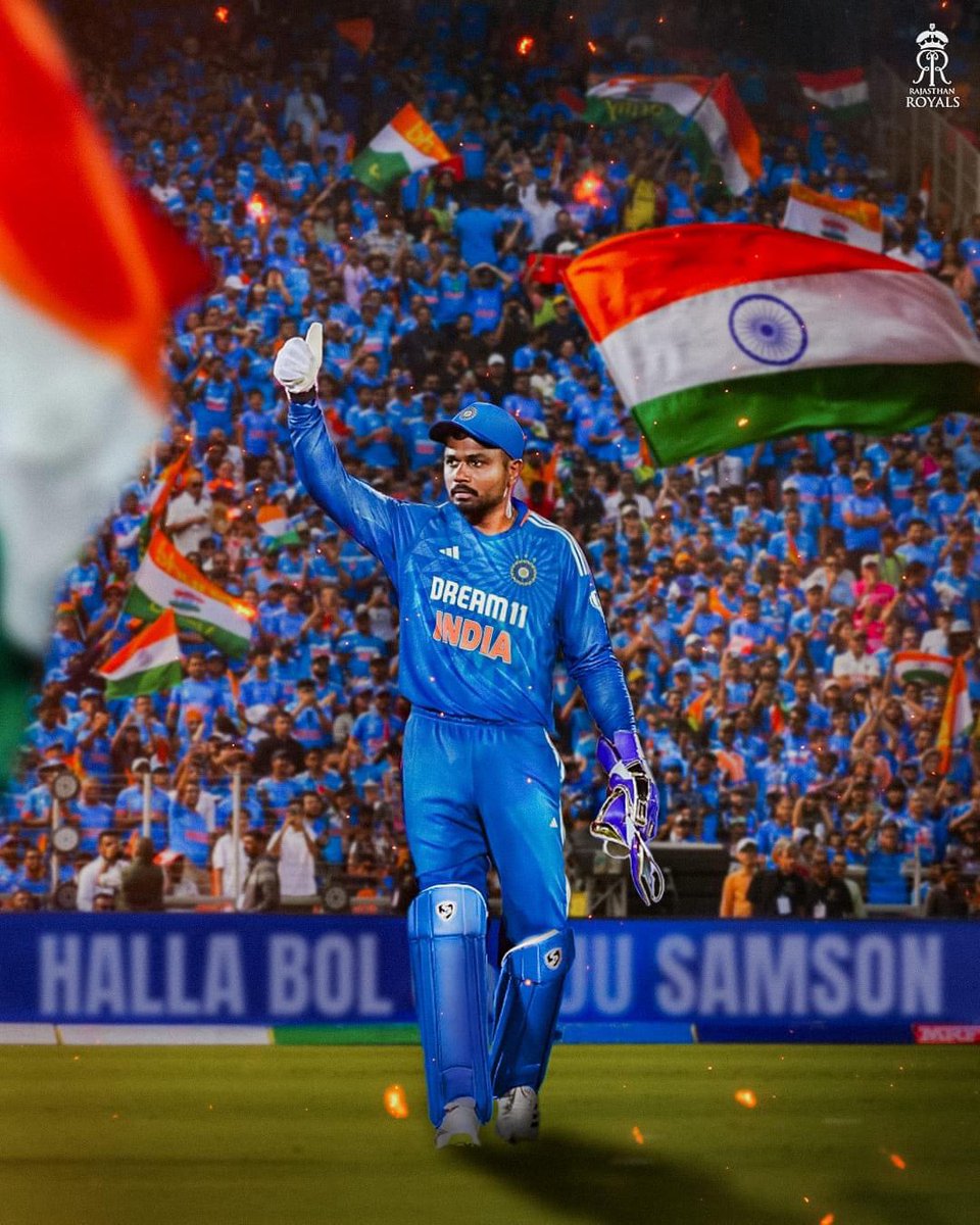 Manifested this. #SanjuSamson to the T20 World Cup! 🇮🇳❤️

#RoyalsFamily | #T20WorldCup