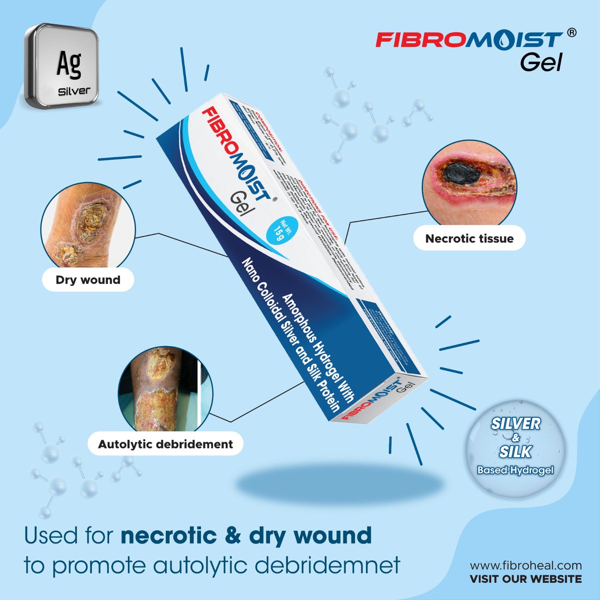 When you have a chance to heal the wound faster #fibroheal #woundcare @Fibroheal1 #woundmanagment #silkprotein