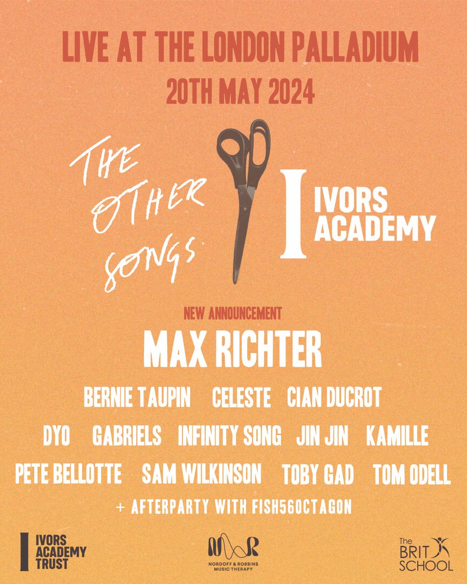We’re very excited to announce that the incredibly talented composer and pianist @maxrichtermusic will perform at The Other Songs Live 2024! The event is almost sold out, so pick up your ticket now to avoid disappointment. Link in bio ✍️