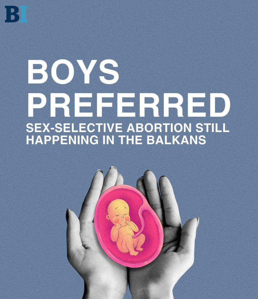 According to the United Nations Population Fund, in societies where sex-selective abortion is practiced, sex-ratio imbalances have emerged; they include Albania, Montenegro, North Macedonia, and Kosovo. Read more 👇 balkaninsight.com/2024/04/30/boy…