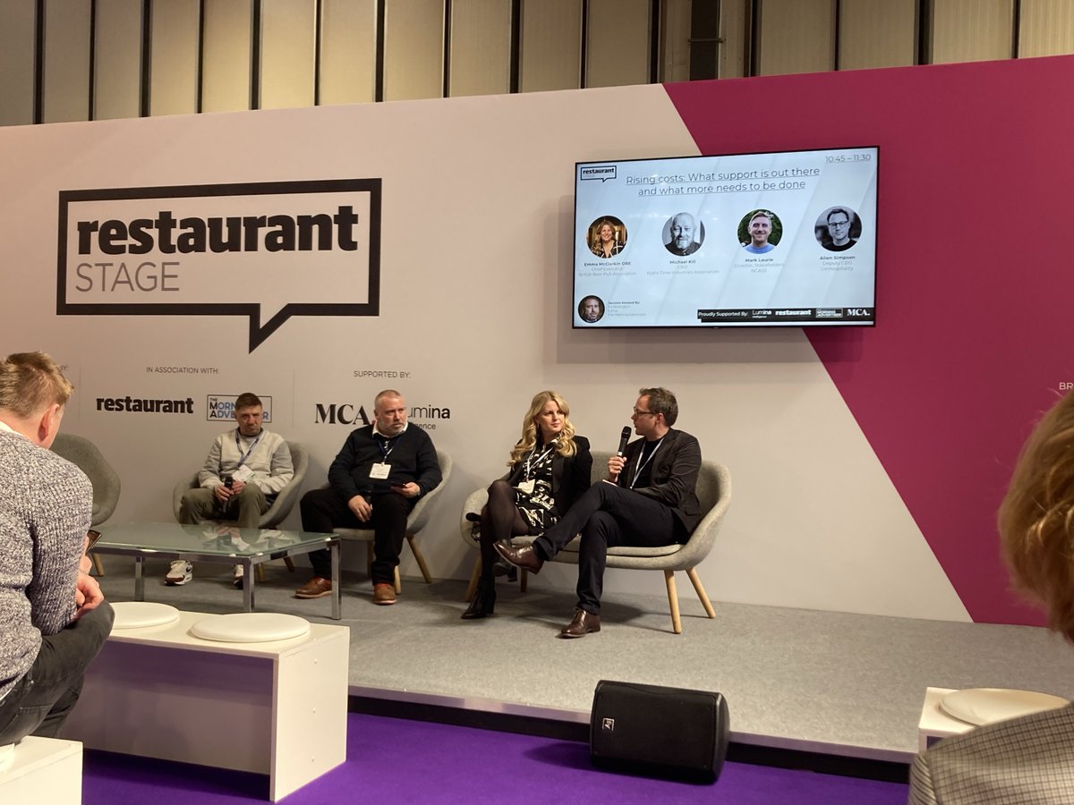 Today, our Deputy CEO @allen_m_simpson spoke @RestaurantShow about rising costs in hospitality, what support is out there & what more needs to be done. It's vital businesses are supported so that they can continue to create places people want to live, work & invest in. #TRS2024